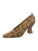 Bottega Veneta Snakeskin Animal Print Pumps