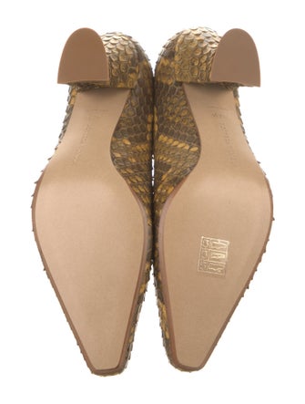 Bottega Veneta Snakeskin Animal Print Pumps
