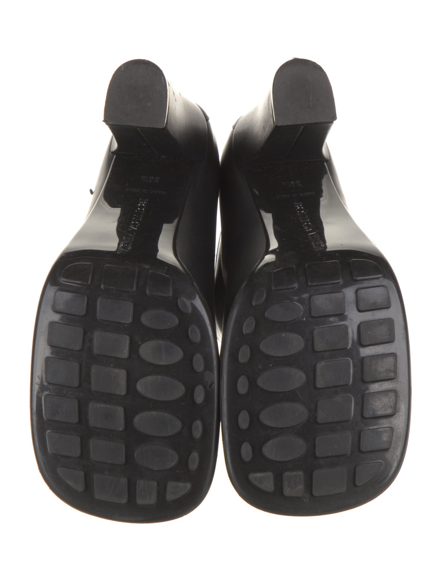 BOTTEGA VENETA::ブーツ:36[RESALE] Bottega Veneta Leather Boots - Black Boots, Shoes
