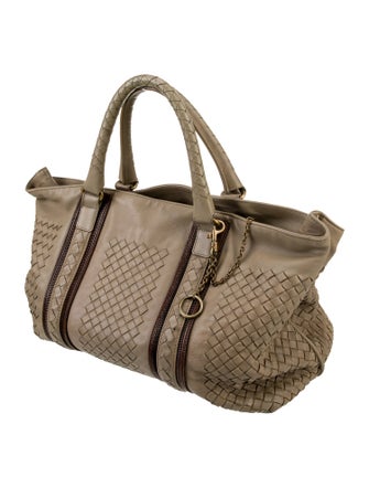 Bottega Veneta Intrecciato Top Handle Bag