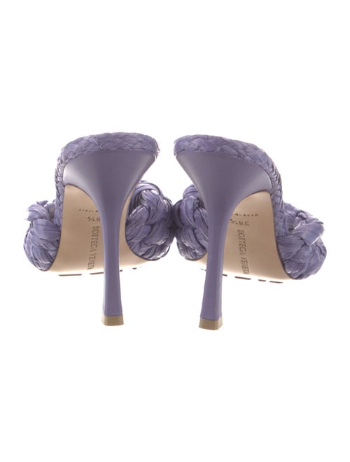 Bottega Veneta Intrecciato Weave Raffia Slides