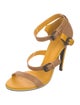 Bottega Veneta Leather Colorblock Pattern Sandals