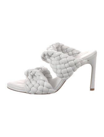 Bottega Veneta Intrecciato Weave Leather Slides