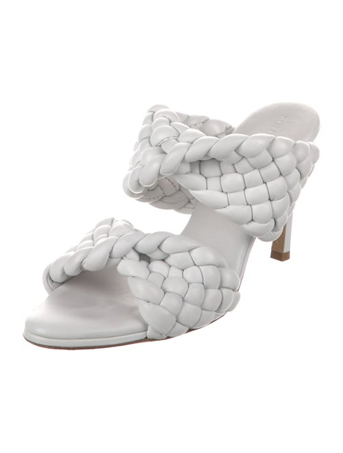 Bottega Veneta Intrecciato Weave Leather Slides