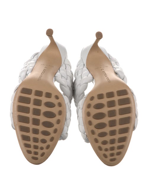 Bottega Veneta Intrecciato Weave Leather Slides