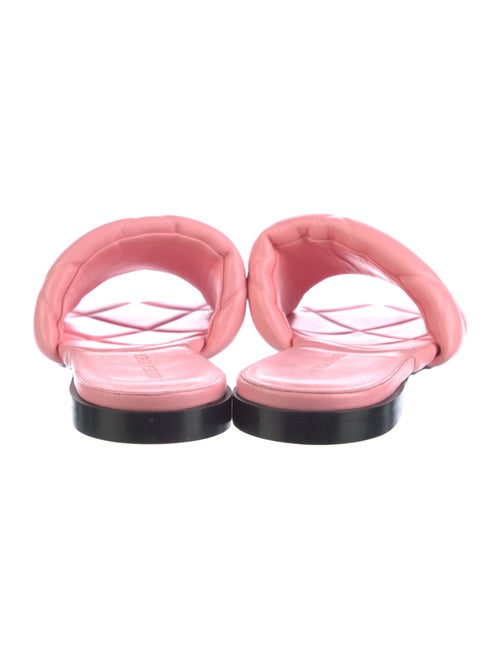 Bottega Veneta Quilted Pattern Leather Slides