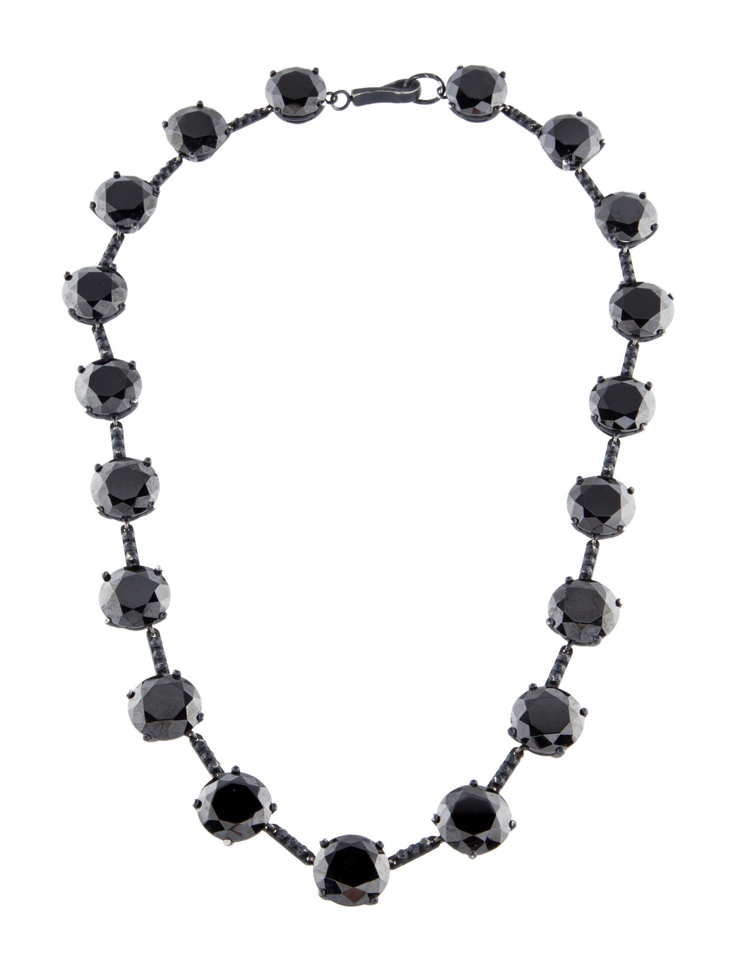 Bottega Veneta Cubic Zirconia Collar Necklace