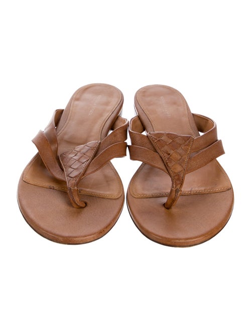 Bottega Veneta Leather Slides