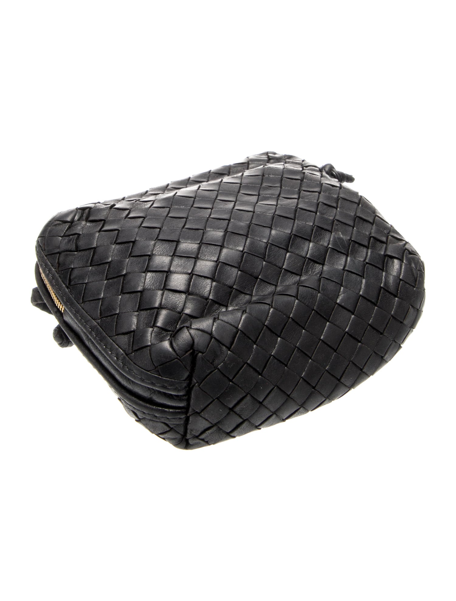 バッグ BOTTEGA VENETA INTRECCIATO LEATHER BAG Bottega Veneta Intrecciato Crossbody Bag - Black Crossbody Bags
