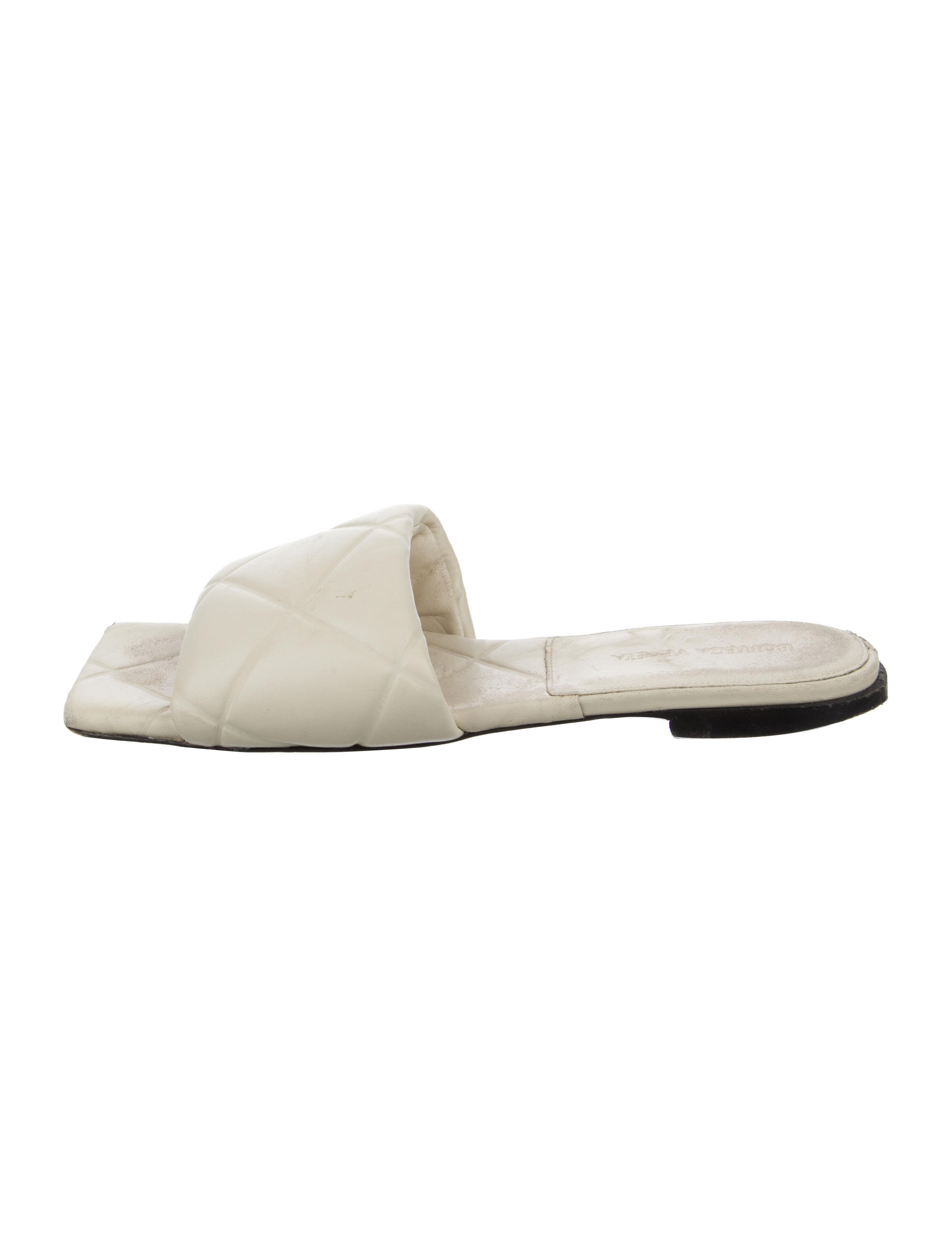 Bottega Veneta Leather Slides