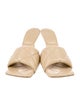 Bottega Veneta Quilted Pattern Leather Slides