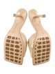Bottega Veneta Quilted Pattern Leather Slides