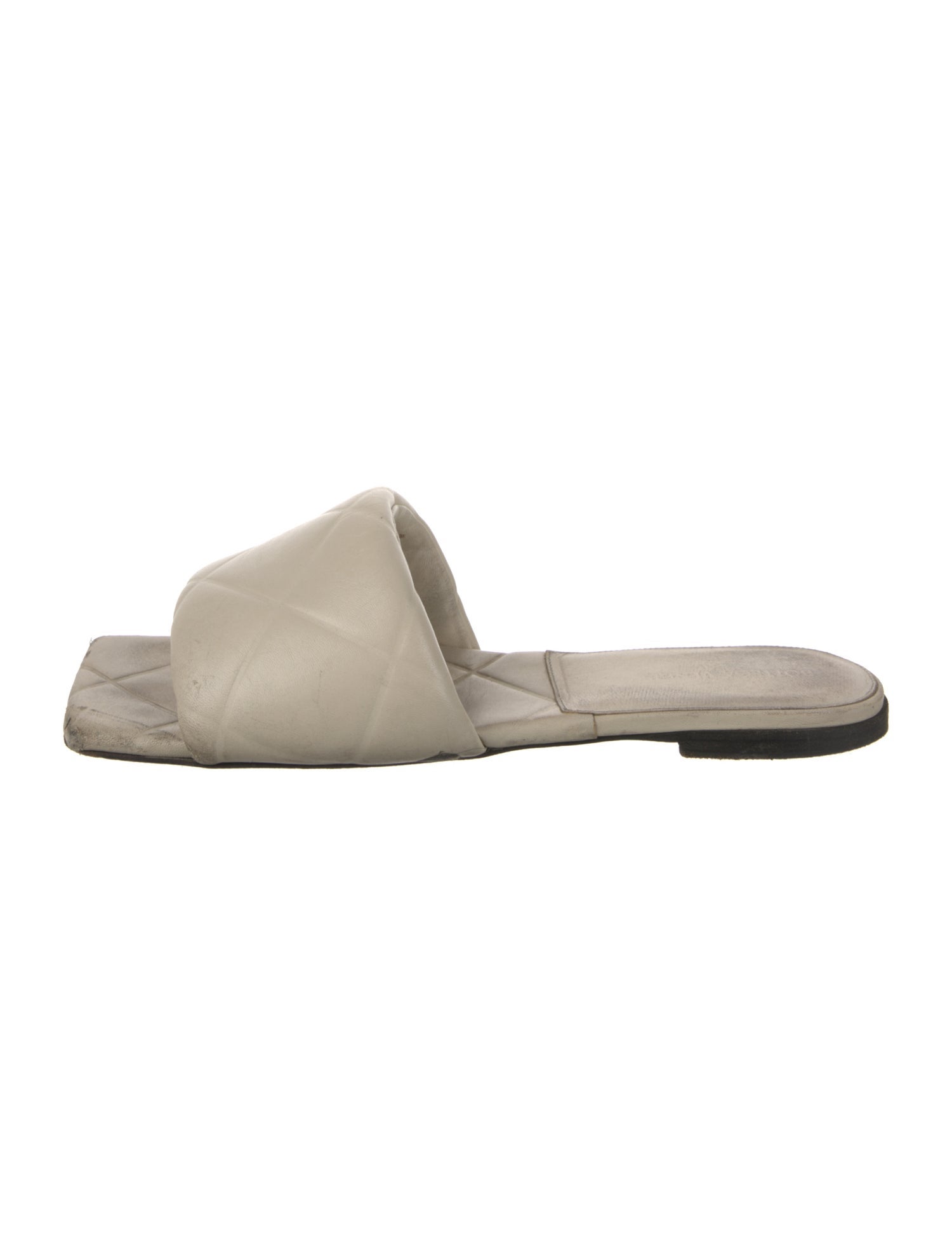 Bottega Veneta Intrecciato Weave Leather Slides