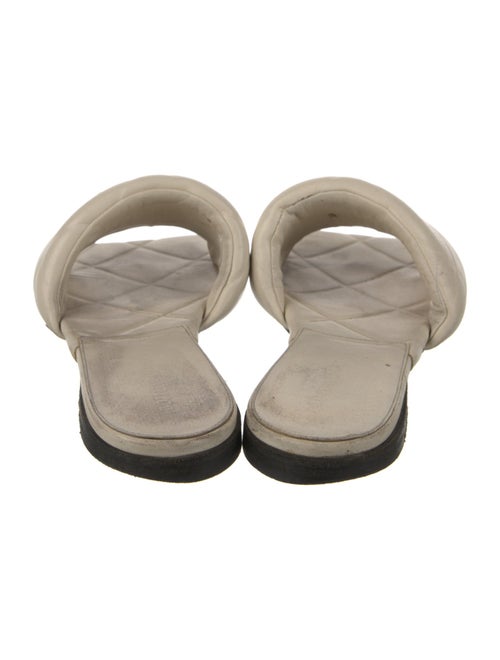 Bottega Veneta Intrecciato Weave Leather Slides