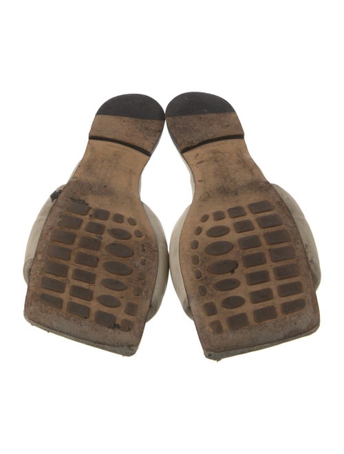 Bottega Veneta Intrecciato Weave Leather Slides