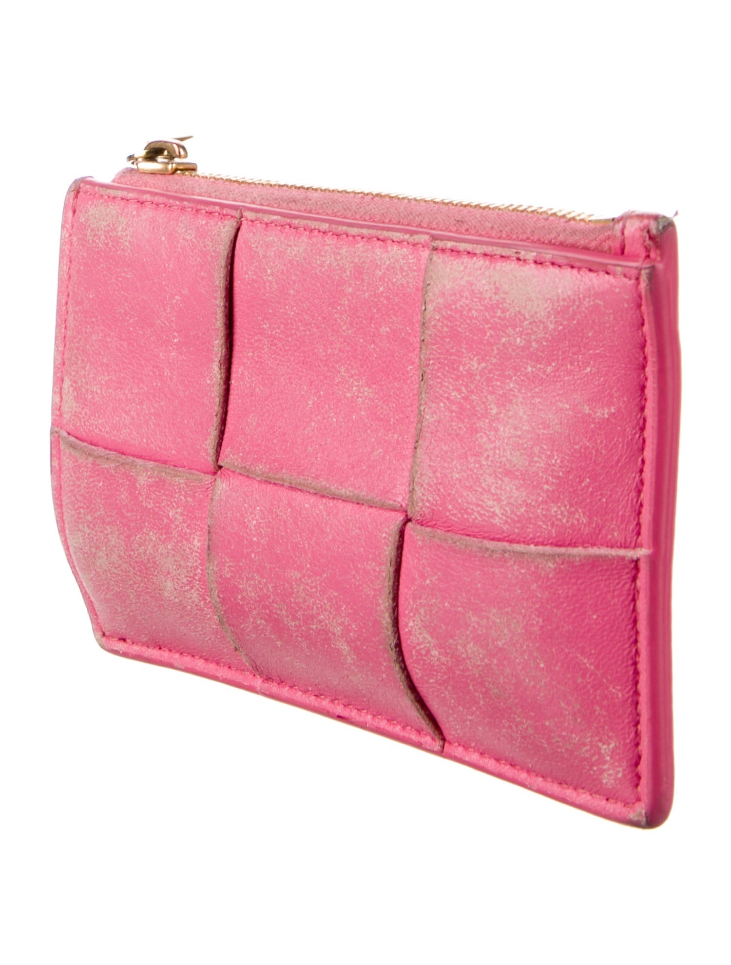 Bottega Veneta Intrecciato Leather Key Pouch