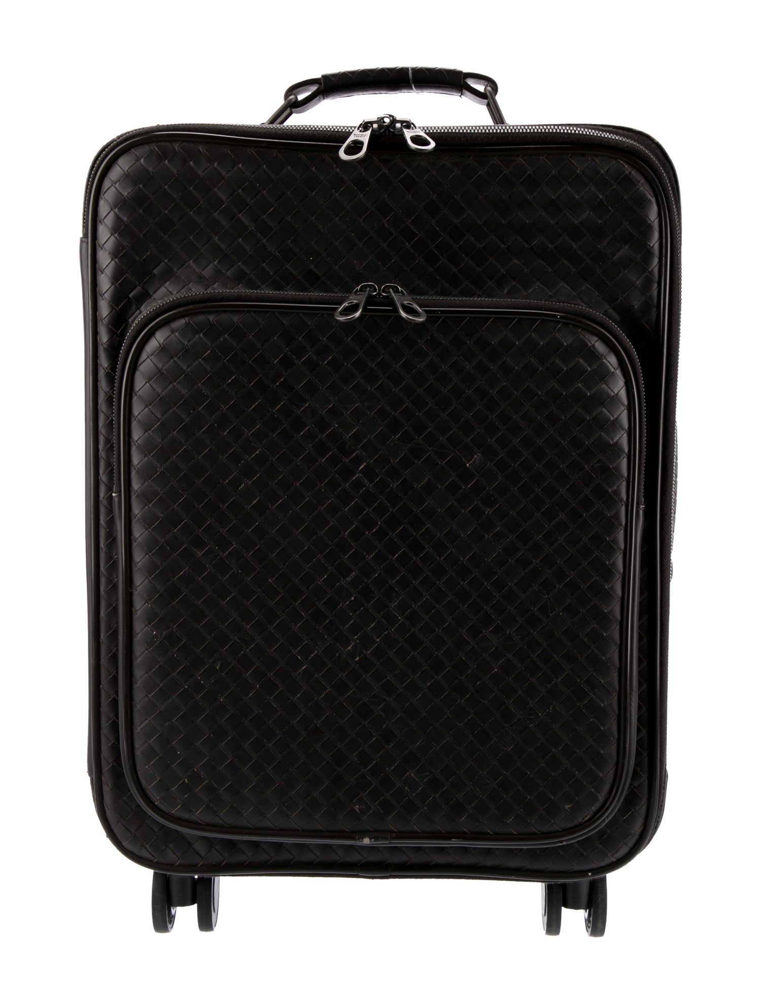 Bottega Veneta Intrecciato Rolling Suitcase