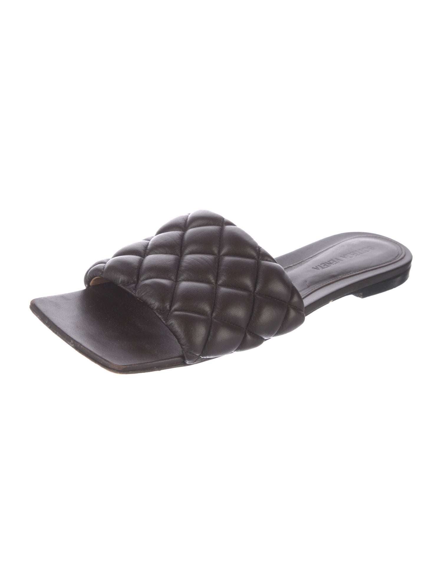 Bottega Veneta Leather Slides