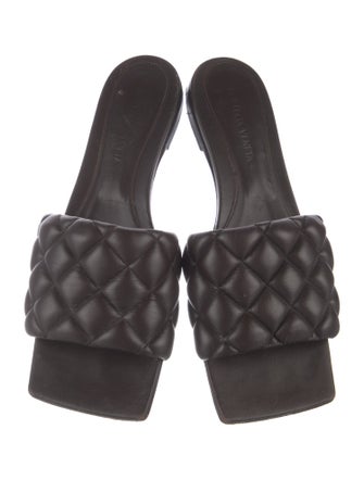 Bottega Veneta Leather Slides