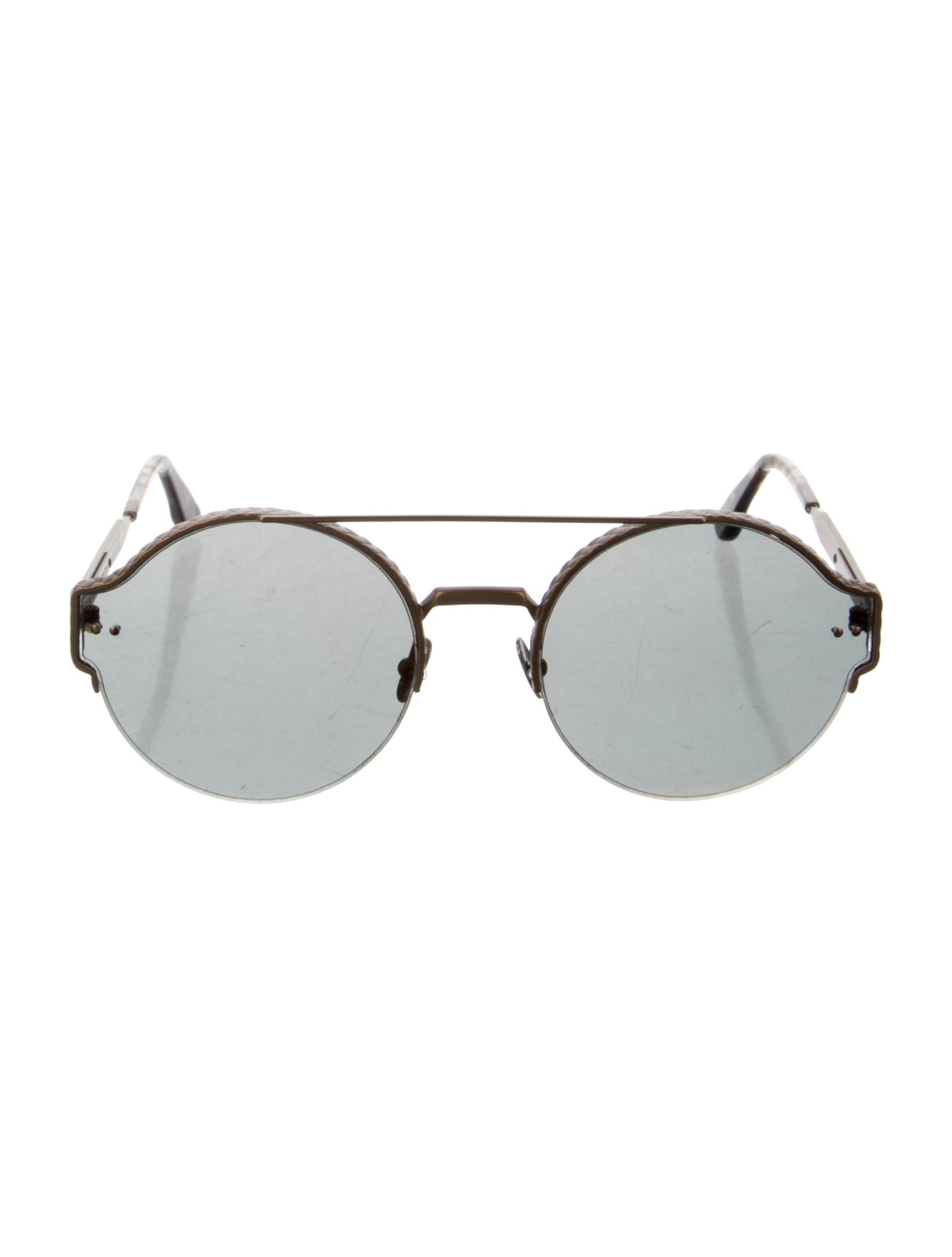 Bottega Veneta Round Tinted Sunglasses