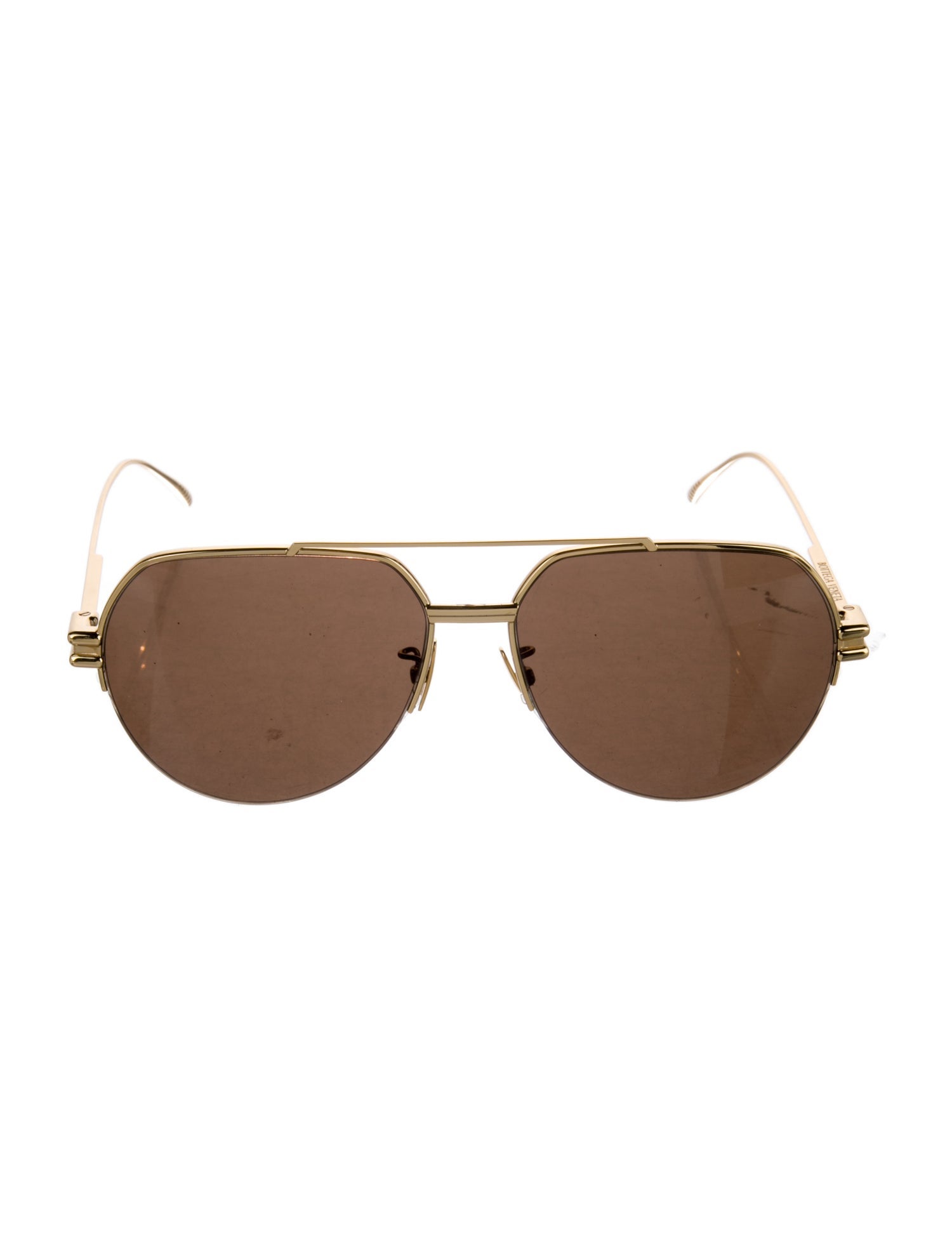 Bottega Veneta Aviator Tinted Sunglasses