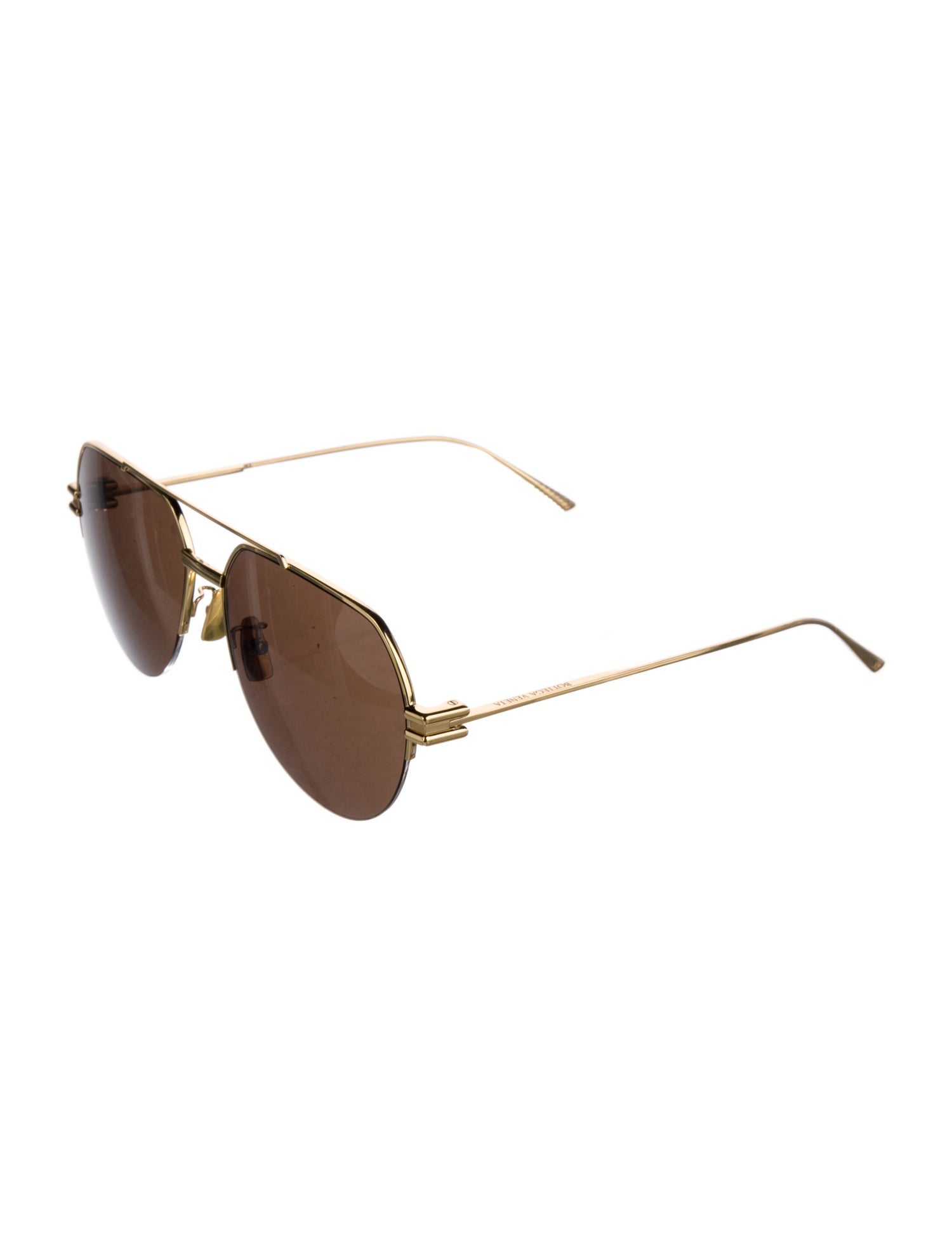 Bottega Veneta Aviator Tinted Sunglasses