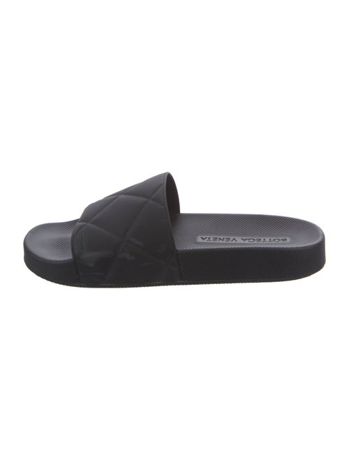 Bottega Veneta Quilted Pattern Rubber Slides