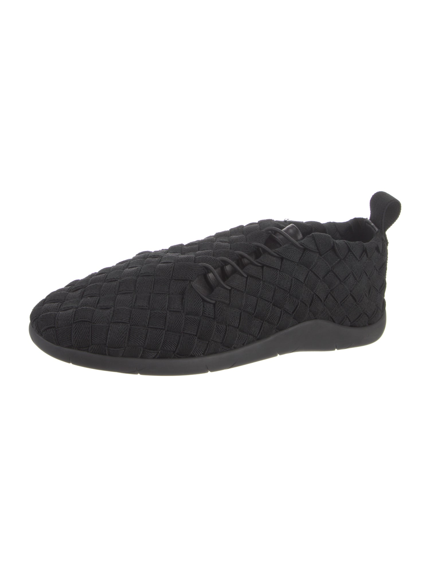 Bottega Veneta Intrecciato Weave Canvas Sneakers