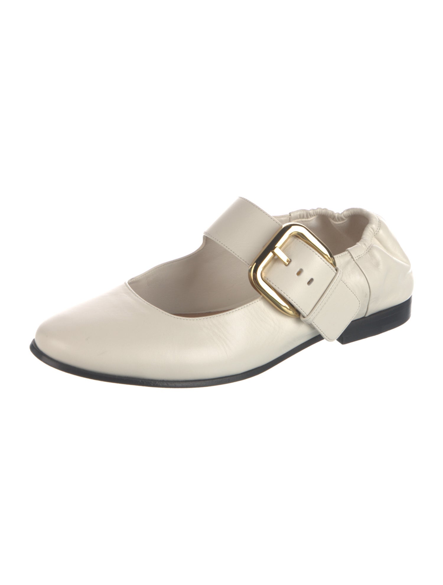 Bottega Veneta Leather Mary Jane Flats