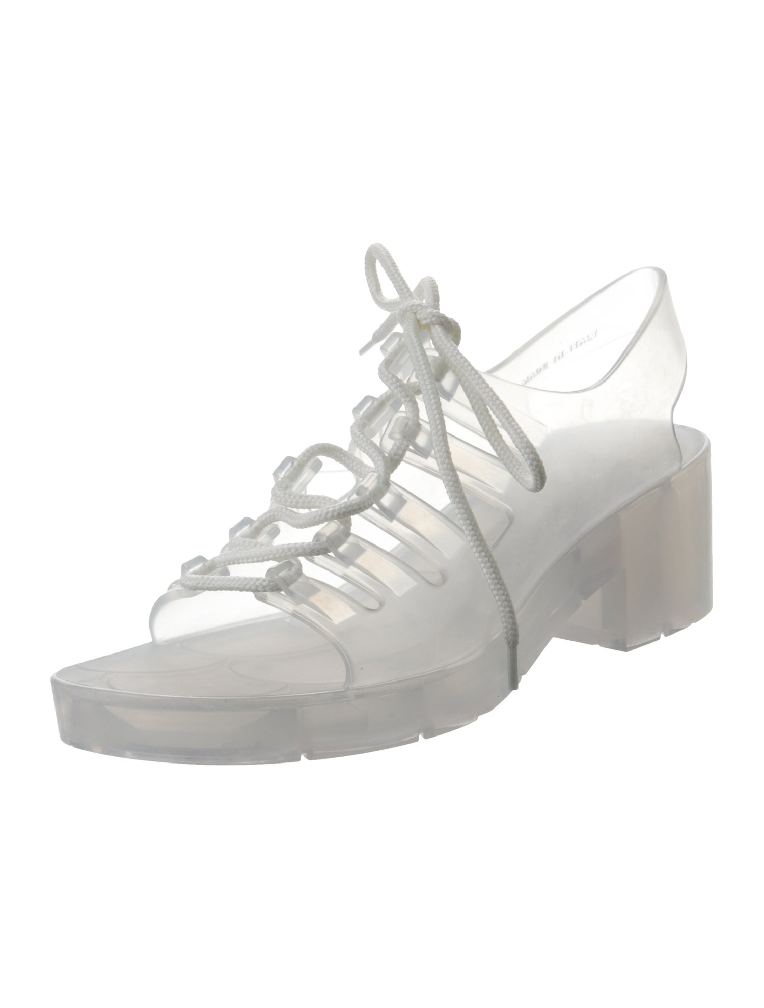 Bottega Veneta Rubber Slingback Sandals