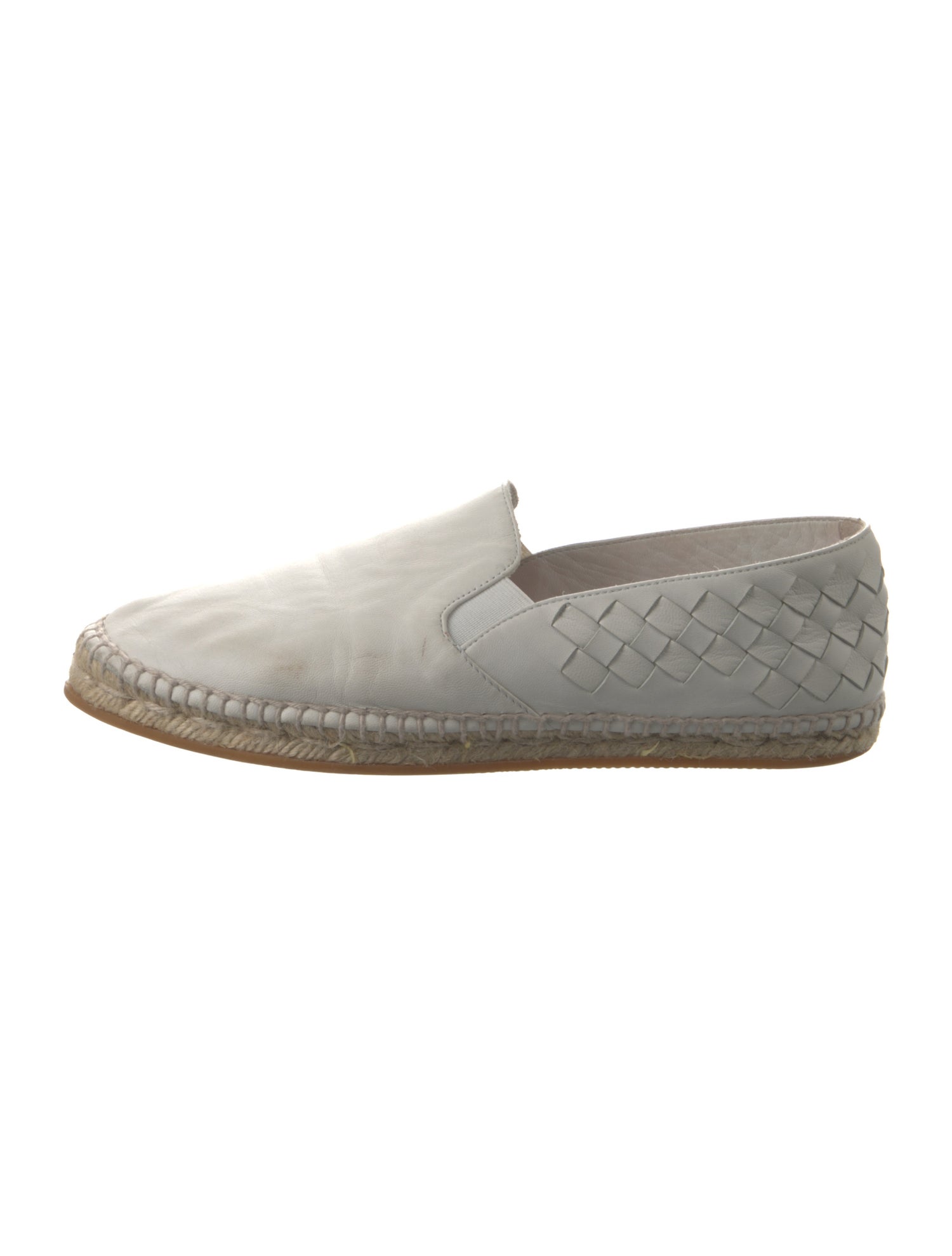 Bottega Veneta Intrecciato Weave Leather Espadrilles