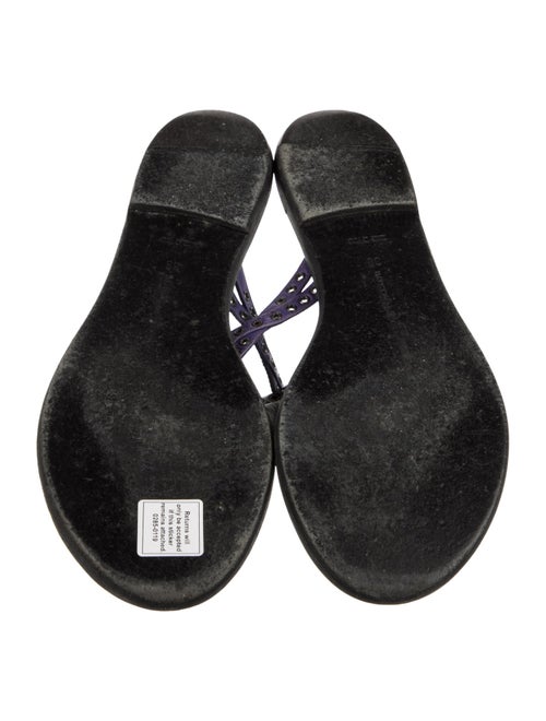Bottega Veneta Intrecciato Weave Leather Slides
