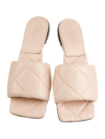 Bottega Veneta Leather Slides