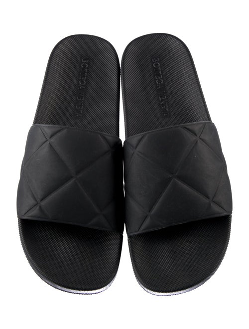 Bottega Veneta The Slider Intrecciato Weave Slides