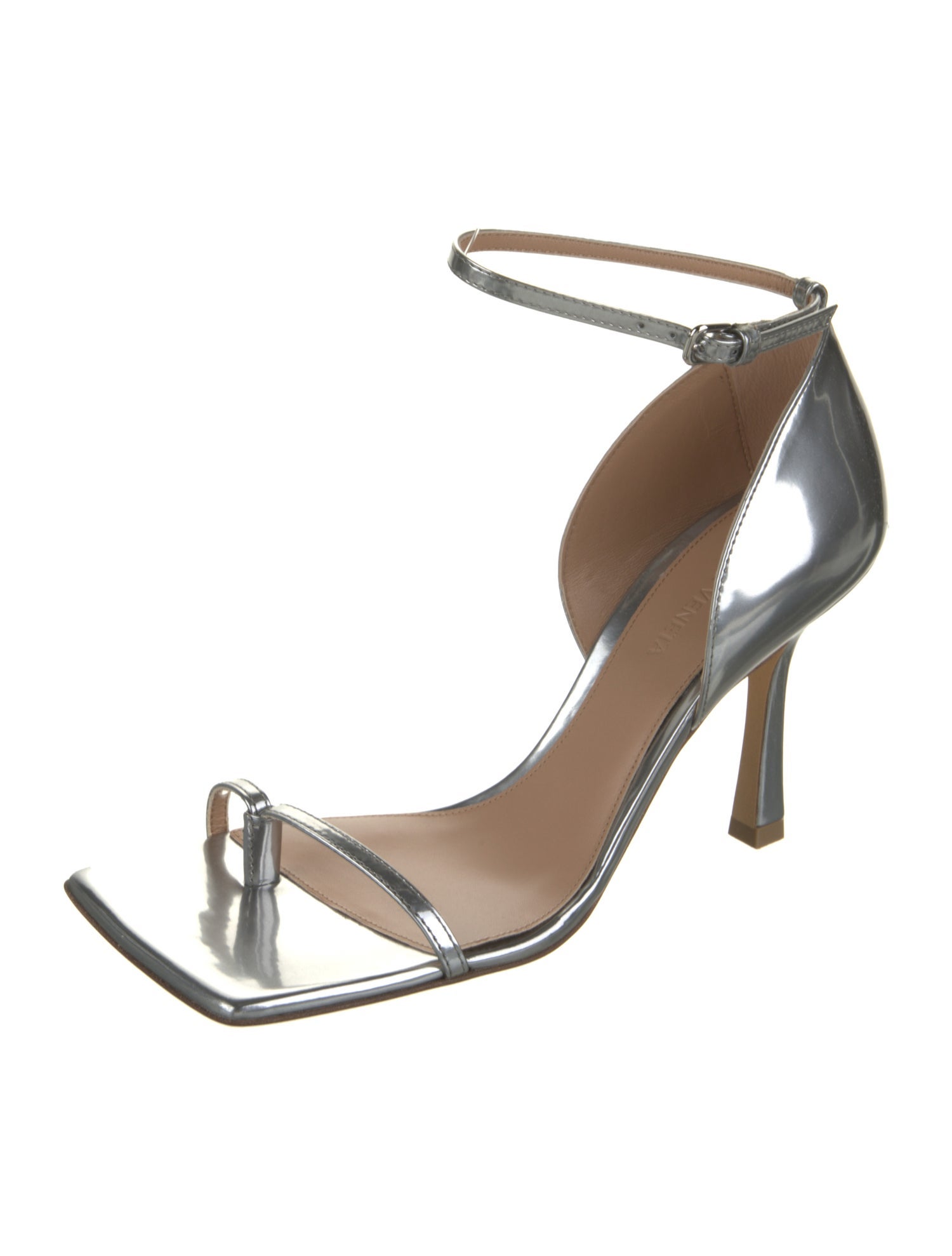 Bottega Veneta Patent Leather Sandals w/ Tags