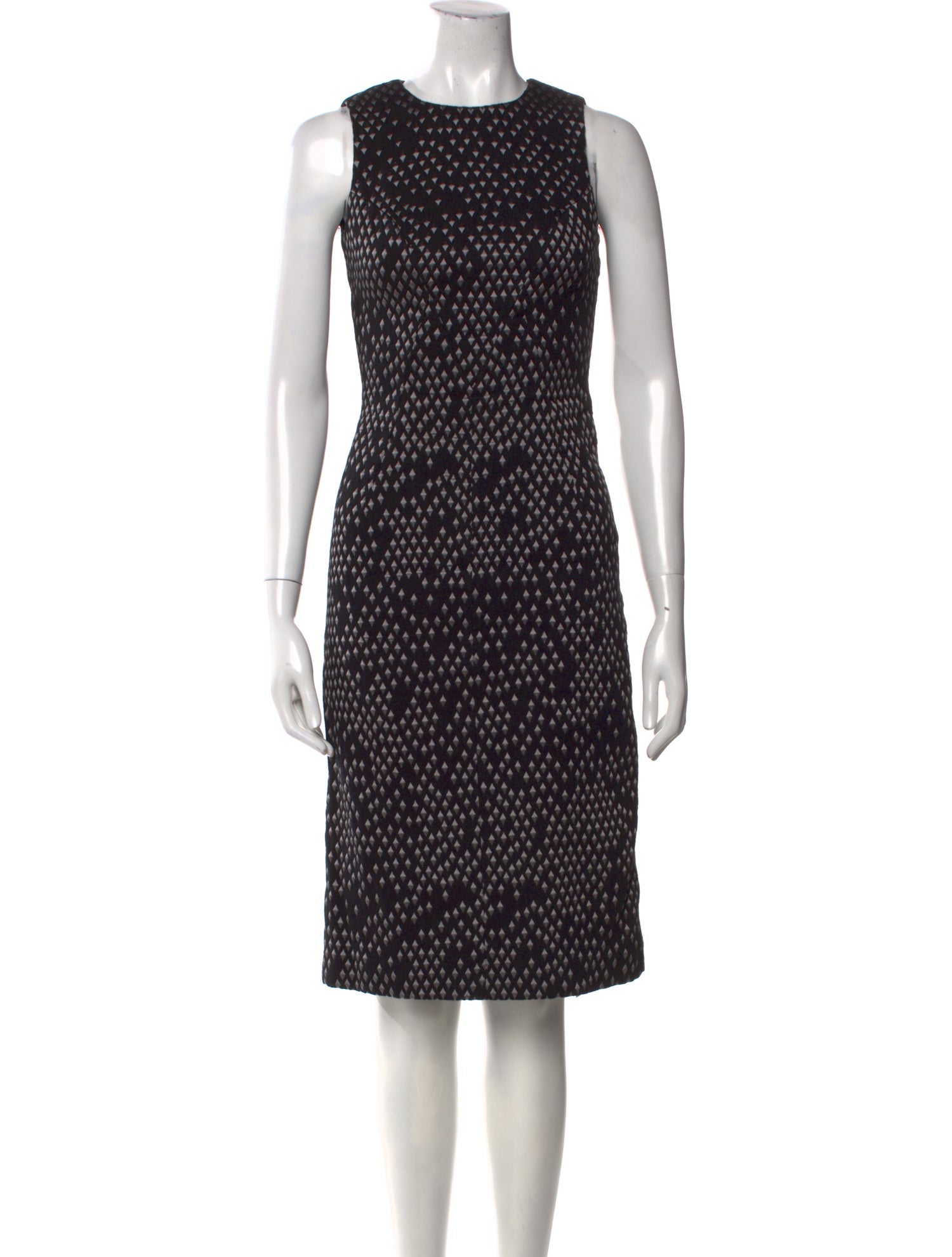 Bottega Veneta Printed Midi Length Dress