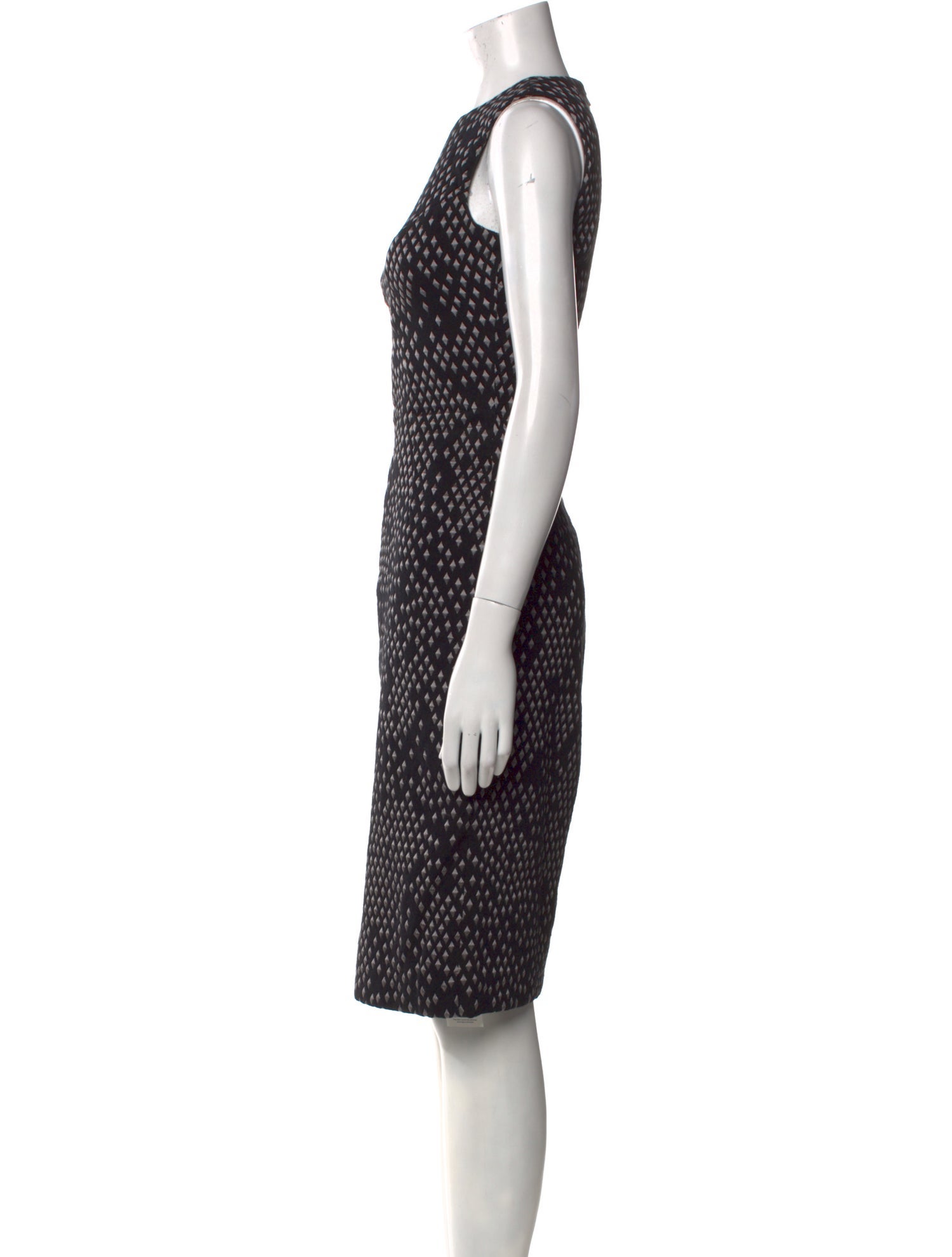 Bottega Veneta Printed Midi Length Dress