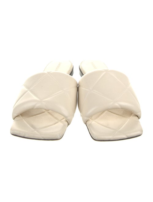 Bottega Veneta Intrecciato Weave Leather Slides