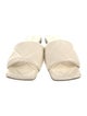 Bottega Veneta Intrecciato Weave Leather Slides