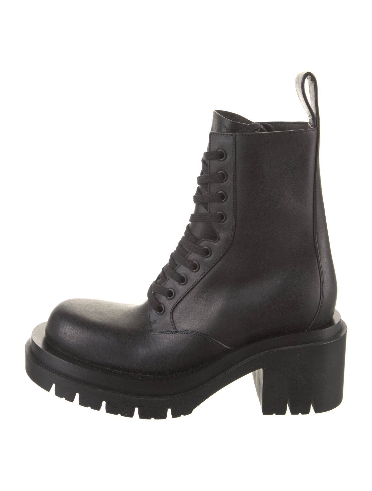Bottega Veneta Leather Combat Boots