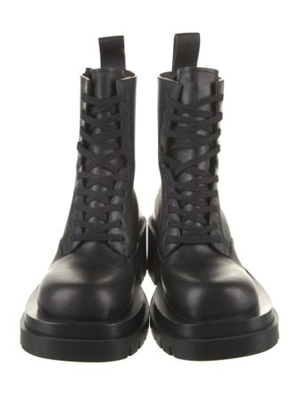 Bottega Veneta Leather Combat Boots