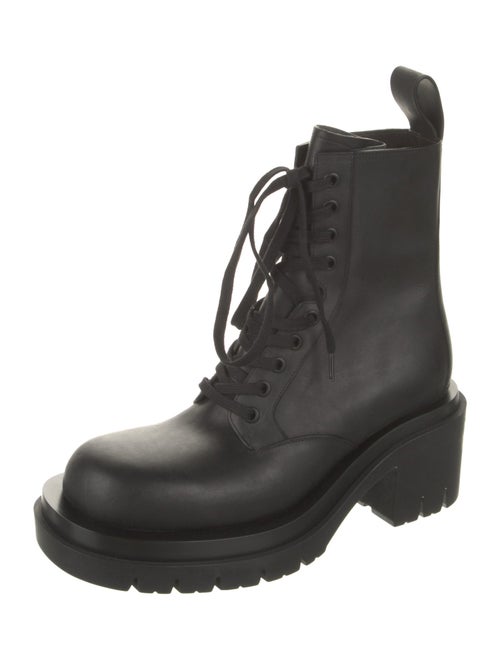 Bottega Veneta Leather Combat Boots