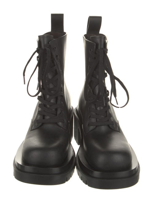 Bottega Veneta Leather Combat Boots