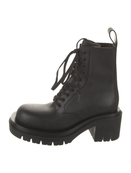 Bottega Veneta Leather Combat Boots