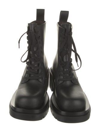 Bottega Veneta Leather Combat Boots
