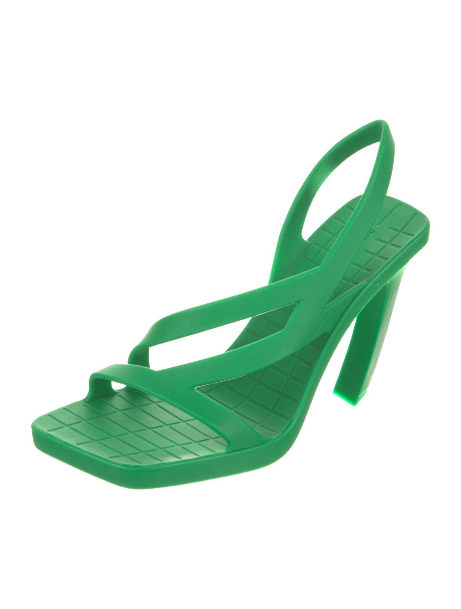 Bottega Veneta Rubber Slingback Sandals