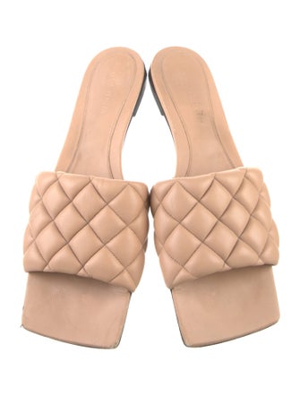 Bottega Veneta Leather Slides