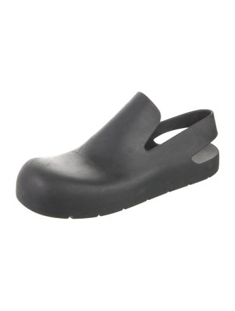 Bottega Veneta Rubber Cutout Accent Slingback Flats