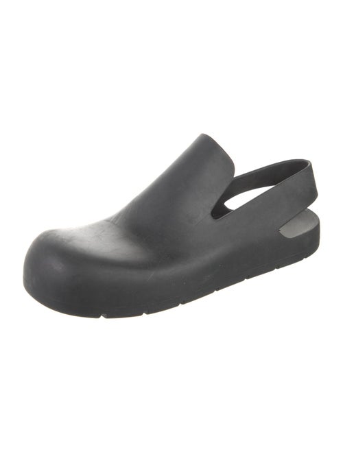 Bottega Veneta Rubber Cutout Accent Slingback Flats