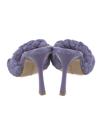 Bottega Veneta Raffia Slides